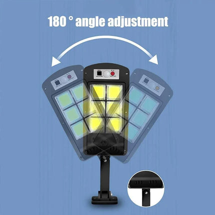 Outdoor Solar LED Lamp - Motion Sensor Solar Street Light with Remote