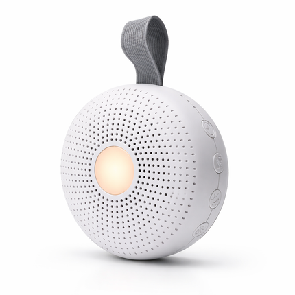 Portable White Noise Machine - Cry Detection, Night Light, Timer