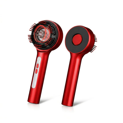3-in-1 LED Light Scalp Massager - Red, Blue & Purple Light Therapy