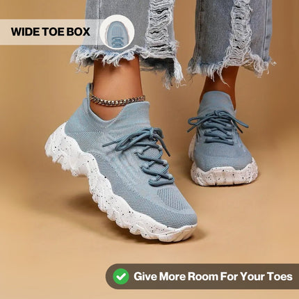 Women's Orthopedic Sock Sneakers for Heel & Plantar Fasciitis - All-Day Support