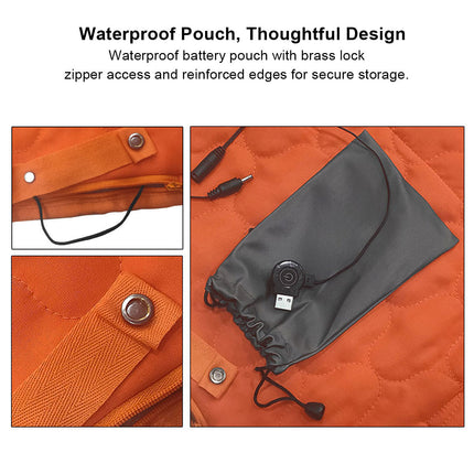 Heated Yoga Pad - 5-Zone Rapid Heat, USB Powered, Camping & Home Use