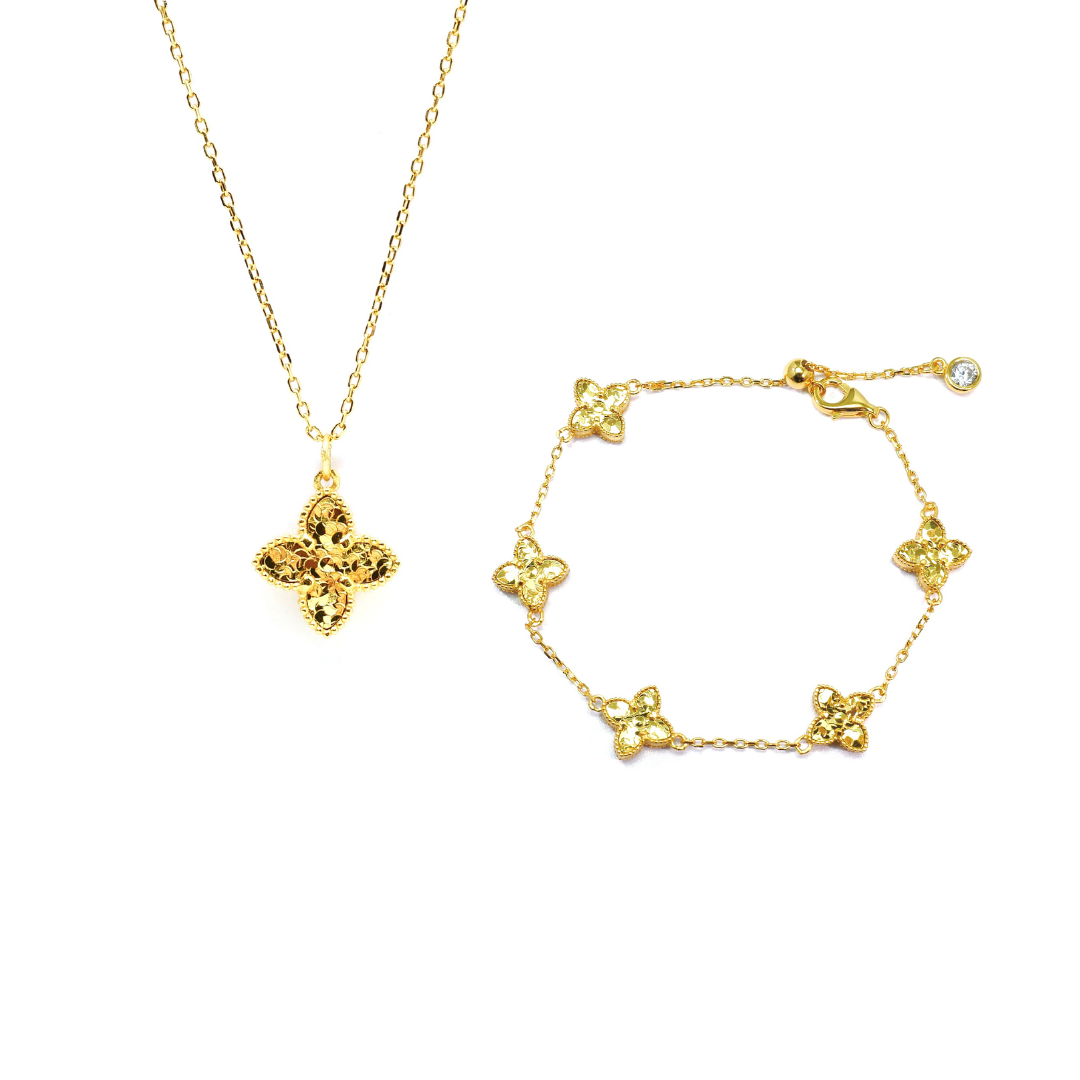 Ripple Bracelet & Necklace