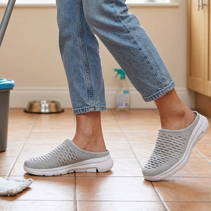 ManiComfy Women's Ergonomic Mesh Walking Slippers