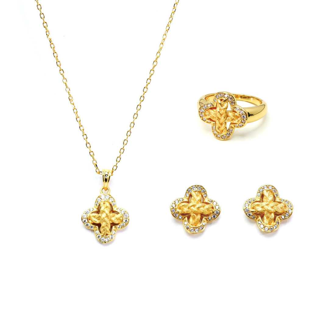 Scintilla Earrings, Necklace & Ring