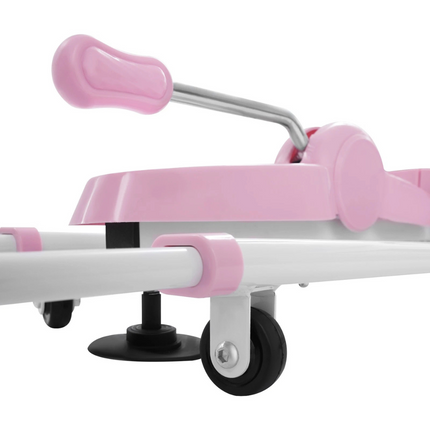 Split Training Leg Stretcher - Ergonomic Seat, Adjustable Handle, Steel Frame