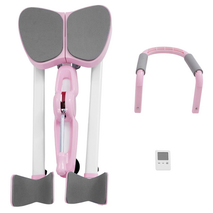 Split Training Leg Stretcher - Ergonomic Seat, Adjustable Handle, Steel Frame