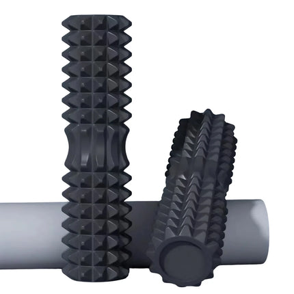 Deep Tissue Foam Roller - Compact, Textured Grid Myofascial Release Tool