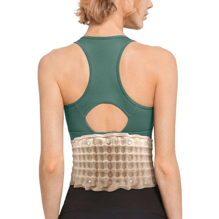 Decompression Lumbar Support Back Brace - Inflatable Air Traction Waist Belt Kit