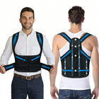Full-Back Posture Corrector - Adjustable 4-Bar Lumbar & Shoulder Support