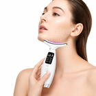 7-Color LED Face & Neck Sonic Massager - Sonic Cleansing, Lifting & Firming