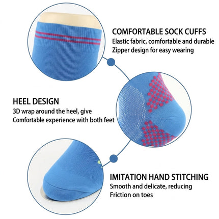 Double Compression Socks - 5-Pair Graduated Athletic Support Set
