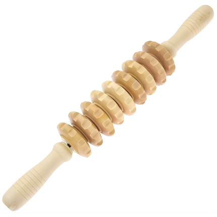 Wooden Fascia Massage Roller - Myofascial Release, Muscle Recovery Tool