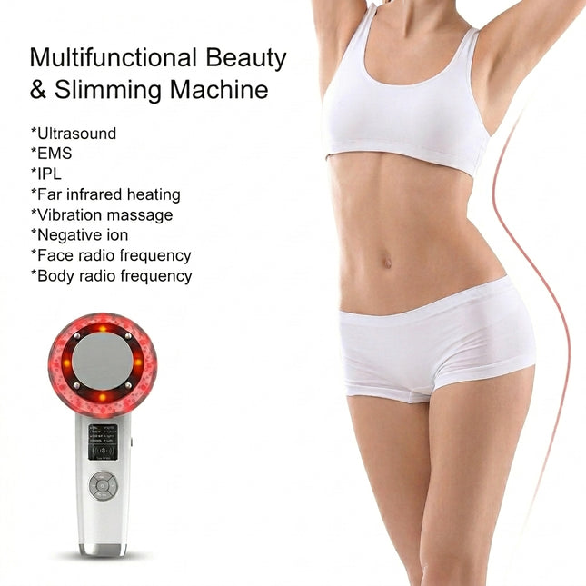 8-in-1 Face & Body Sculpting Device - EMS, RF, Ultrasonic & IPL Toning