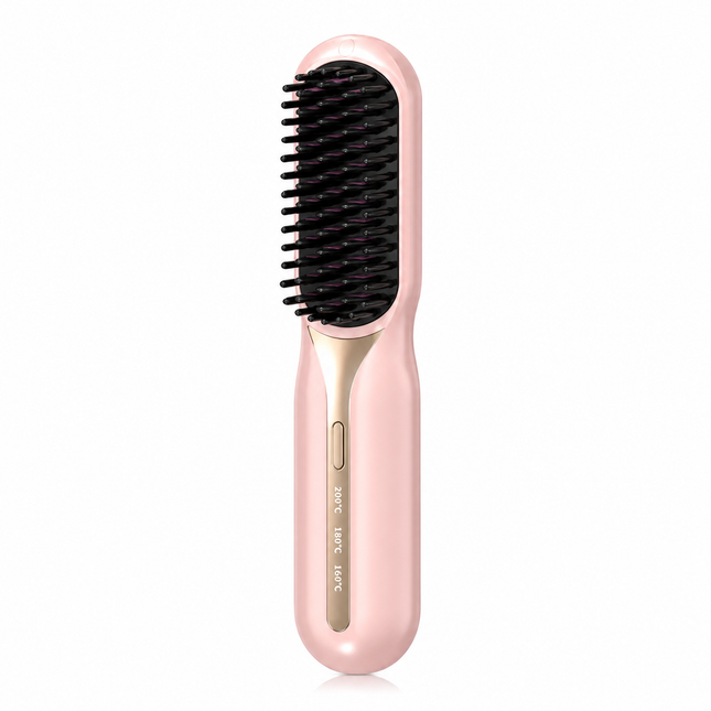 Cordless Negative Ion Styling Comb - Rapid Ceramic Heat & Anti-Pull Teeth