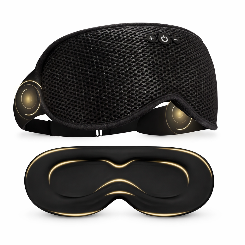 ManiHush 3D Sleep Mask with Headphones