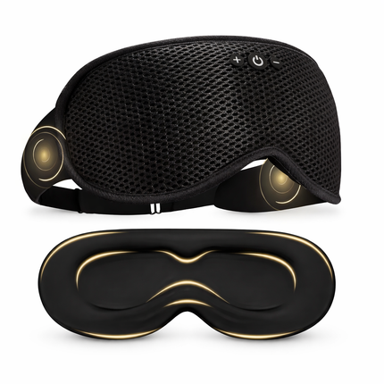 3D Sleep Mask with Headphones - Bluetooth, Side-Sleeper Comfort
