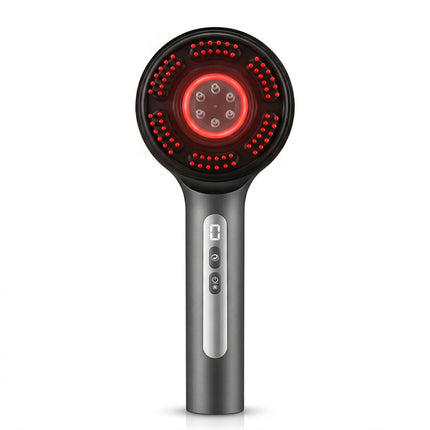 3-in-1 LED Light Scalp Massager - Red, Blue & Purple Light Therapy