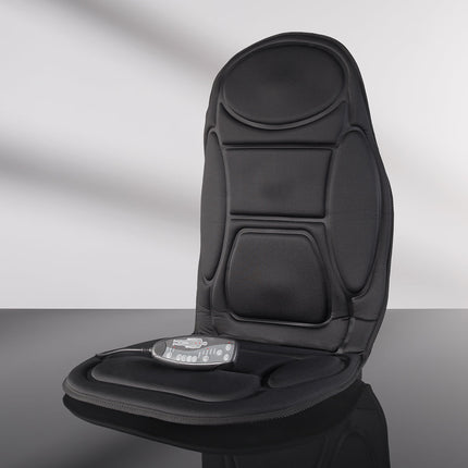 Heated Back Massager - 4-Mode Massage Seat Cushion, Car and Home Chair