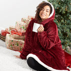 Oversized Wearable Blanket Hoodie - Hooded, Pocket, Loungewear for All
