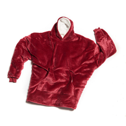 Oversized Wearable Blanket Hoodie - Hooded, Pocket, Loungewear for All