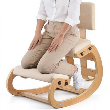Ergonomic Kneeling Chair Stool - Back Relief & Posture Support
