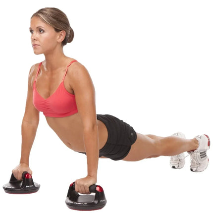 Perfect Fitness Rotating Push-Up Grips - Wrist-Friendly, 400lb Rated