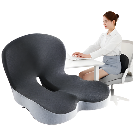 Memory Foam Tailbone Cushion - Orthopedic, Coccyx Pressure Relief Pad