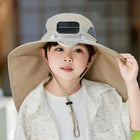 Kids Solar Fan Sun Hat - UPF50+ UV Protection Cooling Cap for Kids