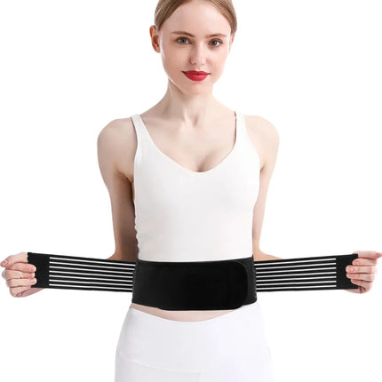 Magnetic Self-Heating Waist Support Belt - Adjustable Lumbar Support