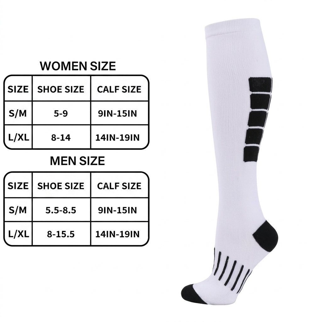 ManiStride Double Compression Socks - 5 Pairs