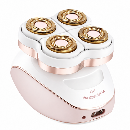 4-Head Contouring Shaver - Waterproof Wet & Dry Cordless Design