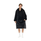 Heated Unisex Blanket Hoodie - USB-Powered, 3-Zone Flannel Warmth