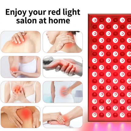 LED Red Light Panel - 660nm & 850nm Full Body Therapy, 225 LEDs