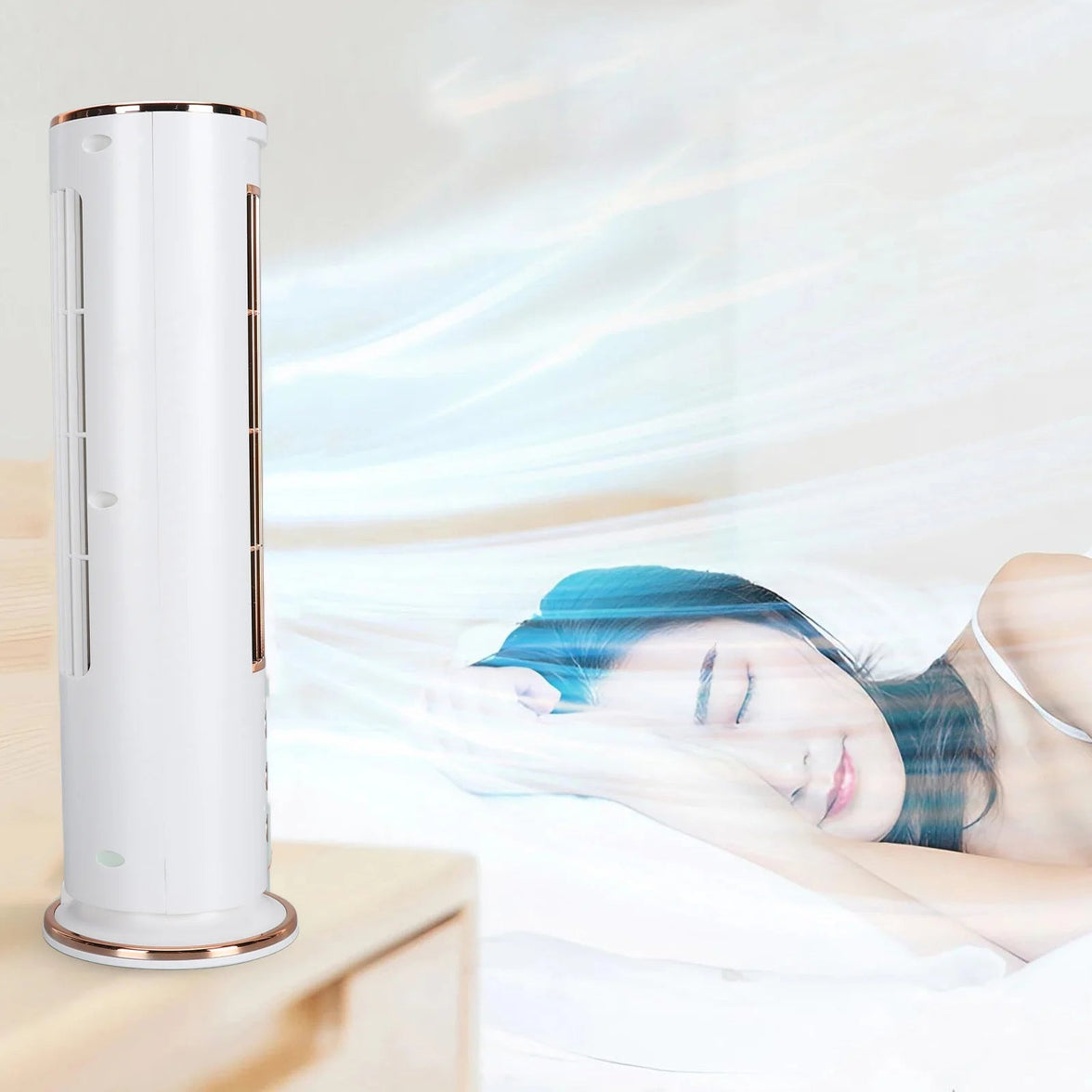 ManiFreeze Bladeless Remote Tower Fan
