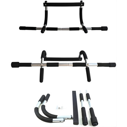 Doorway Pull-Up Bar - Six Grip Positions, 300 lb Dynamic Load Rating
