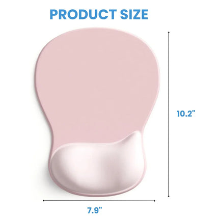 ErgoComfort Wrist Rest Mouse Pad - Gel Cushion, Non-Slip, Comfort Fit