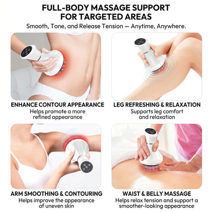 Electric Meridian Sculpting Massager - Heat, Vibration & Skin-Glide Therapy