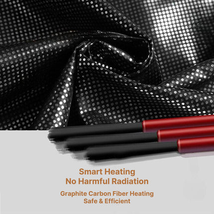 Heated Jacket - Unisex, 3-Mode USB Powered Carbon Fiber, Windproof, Quick Heat