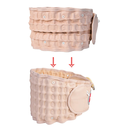 Decompression Lumbar Support Back Brace - Inflatable Air Traction Waist Belt Kit