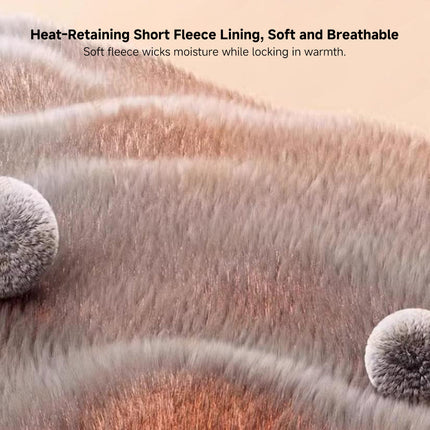 Rechargeable Touchscreen Heated Gloves - 1200mAh, 3 Heat Modes