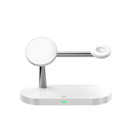 3-in-1 Wireless Charger Station - MagSafe Compatible Multi-Device Hub