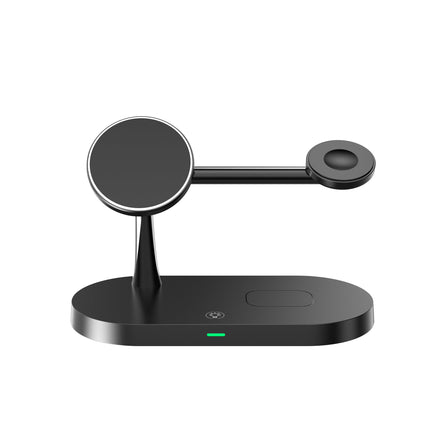 3-in-1 Wireless Charger Station - MagSafe Compatible Multi-Device Hub
