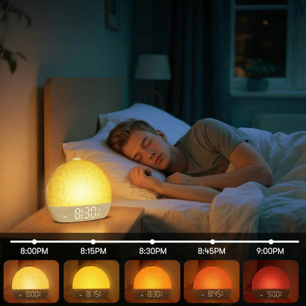 Sunrise Alarm Clock - White Noise, LED Night Light, Sleep Timer