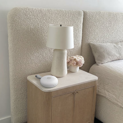 Portable White Noise Machine - Cry Detection, Night Light, Timer