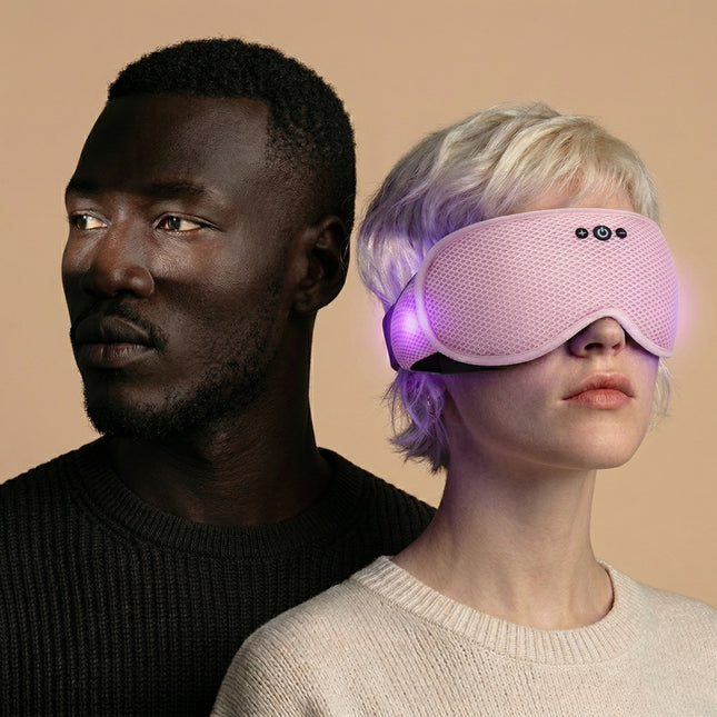3D Sleep Mask with Headphones - Bluetooth, Side-Sleeper Comfort