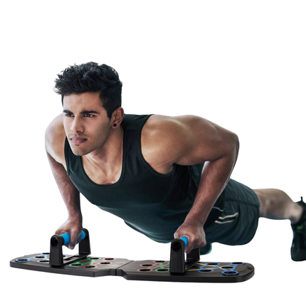 28-in-1 Push-Up Workout Board - Color-Coded Muscle-Targeting Handles