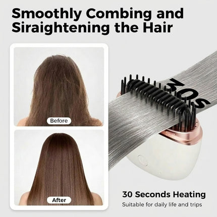 ManiSilk 2-in-1 Mini Hair Straightener & Styling Comb