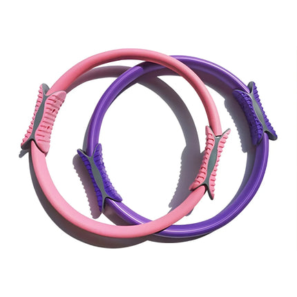 Dual Grip Pilates Ring - Full-Body Resistance and Toning Workout Tool