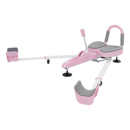 Split Training Leg Stretcher - Ergonomic Seat, Adjustable Handle, Steel Frame