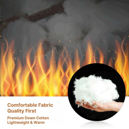 Heated Vest - Unisex, 3-Mode USB Powered Carbon Fiber, Windproof & Lightweight